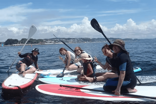 SUP　体験　江の島　ピュアスポーツクラブ