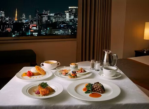 おひとりさまホテル　東京　ホカンス　インルームダイニング　部屋食　ロイヤルパークホテル