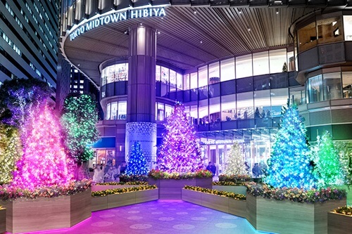 ひとりイルミネーション　東京　2023　東京ミッドタウン日比谷　HIBIYA Magic Time Illumination 2023 (ヒビヤ・マジック・タイム・イルミネーション 2023)