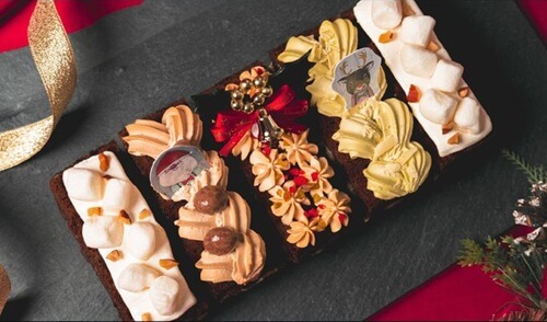 ひとりクリスマス クリぼっち クリスマスケーキ 一人用 お取り寄せ 通販 【ワッフル・ケーキの店R.L(エール・エル)】 数量限定!Xmasブラウニードルチェ