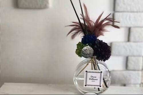 一人趣味 フラワーアレンジメント 【東京・中目黒・デコディフューザー】今話題の体験が登場!お花と香りで作る癒やしのアイテム!