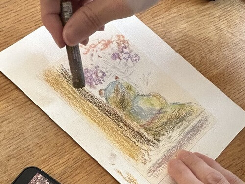 一人趣味 絵画 おうち 自宅 対面レッスン オンラインレッスン 【手ぶらでOK】大好きな動物を描く「はじめてのオイルパステル講座」