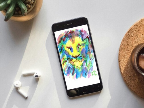 一人趣味 絵画 おうち 自宅 対面レッスン オンラインレッスン 【リラックス&リフレッシュ】アーティストとカラフルに描く