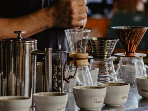 一人趣味　コーヒーの淹れ方　ラテアート　おうち　自宅　対面レッスン　オンラインレッスン　【飲み比べ体験】抽出器具で変わるコーヒーの味わい
