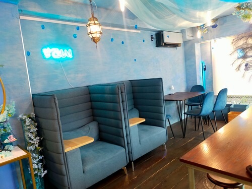 東京 中野 おひとりさまカフェ ひとりカフェ 青色喫茶 Oz